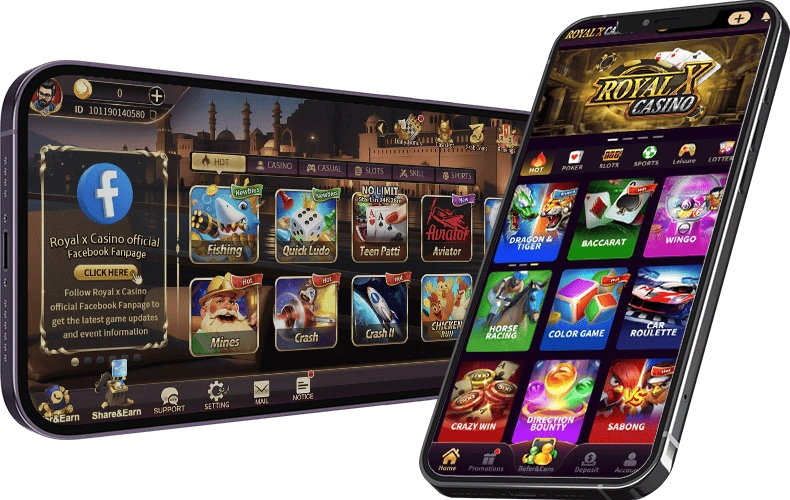 Royal Casino app-skærmbillede